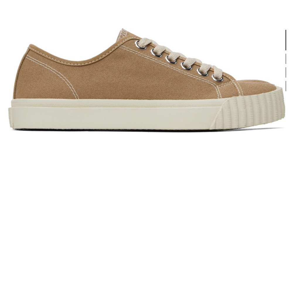 Maison margiela tan tabi sneakers 41